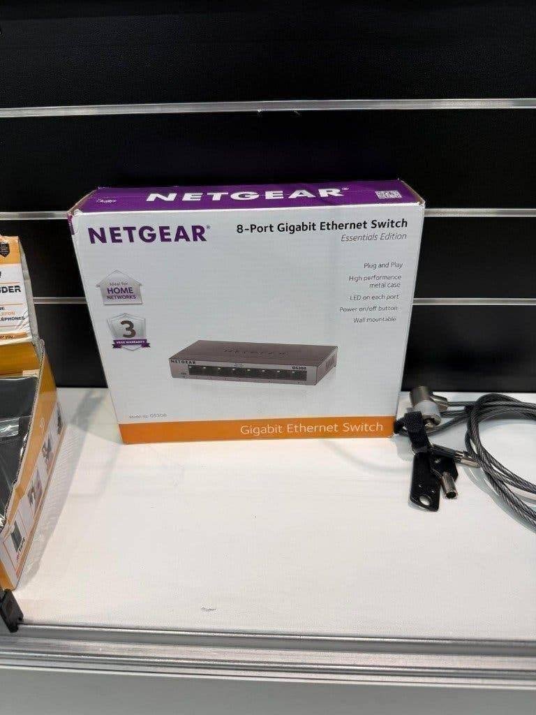 NETGEAR gs308, IPS, Nieuw, Full HD, Ophalen of Verzenden