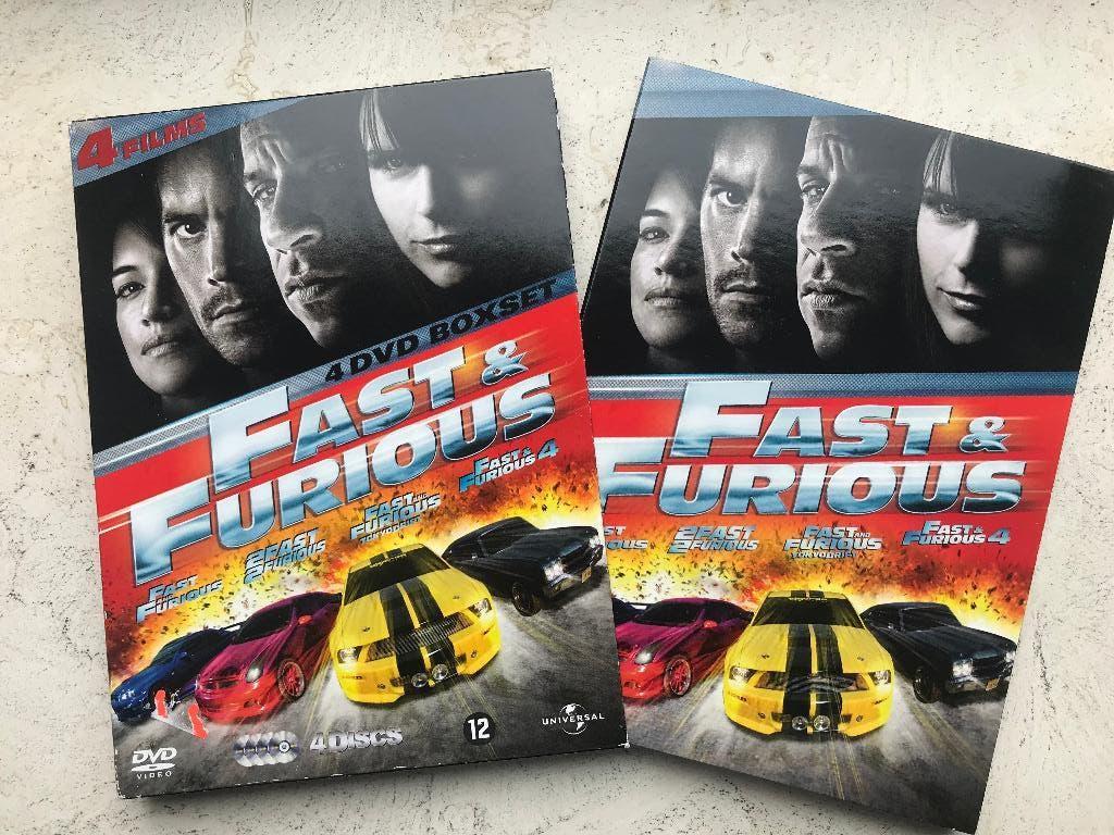 The Fast & Furious deel 1 t/m 4 ( 4 DVD Box ), Cd's en Dvd's, Dvd's | Actie, Boxset, Actie, Ophalen of Verzenden, Zo goed als nieuw