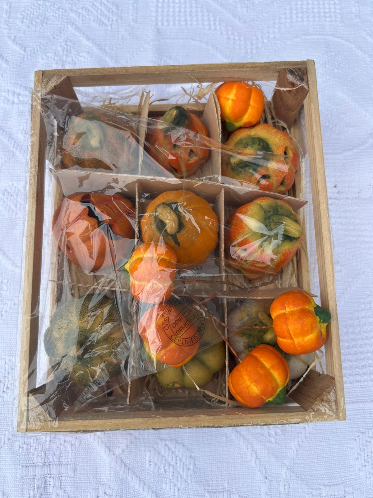 Keramieken pompoemen en figuren Halloween, Ophalen of Verzenden