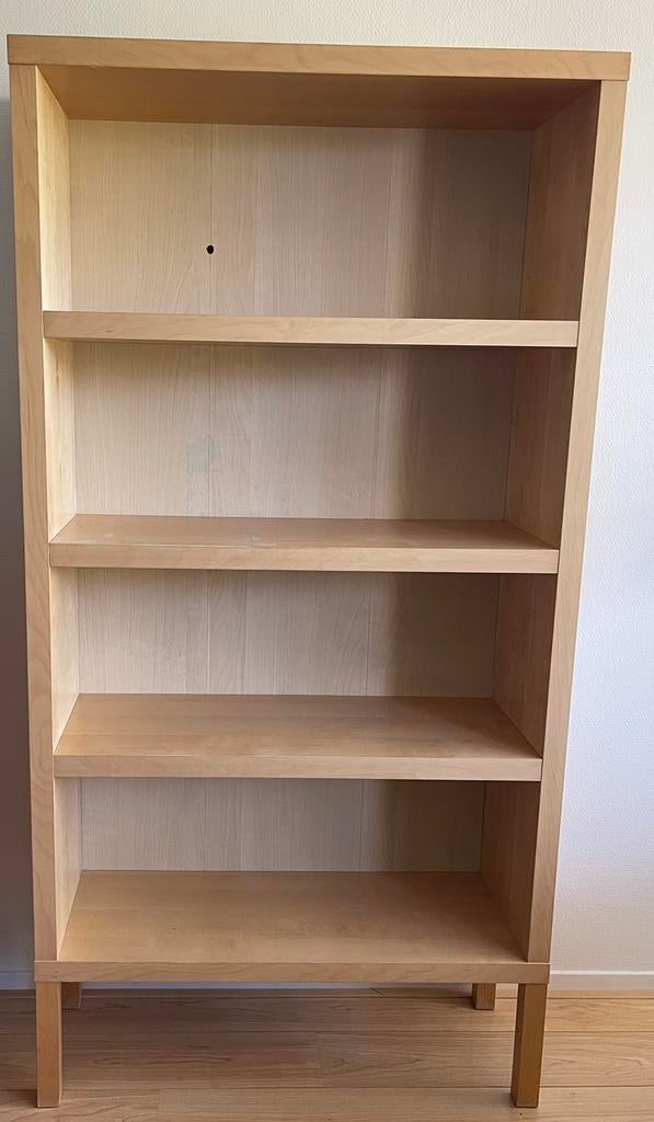 Boekenkast IKEA kleur berken, Ophalen, 50 tot 100 cm, Zo goed als nieuw, 150 tot 200 cm