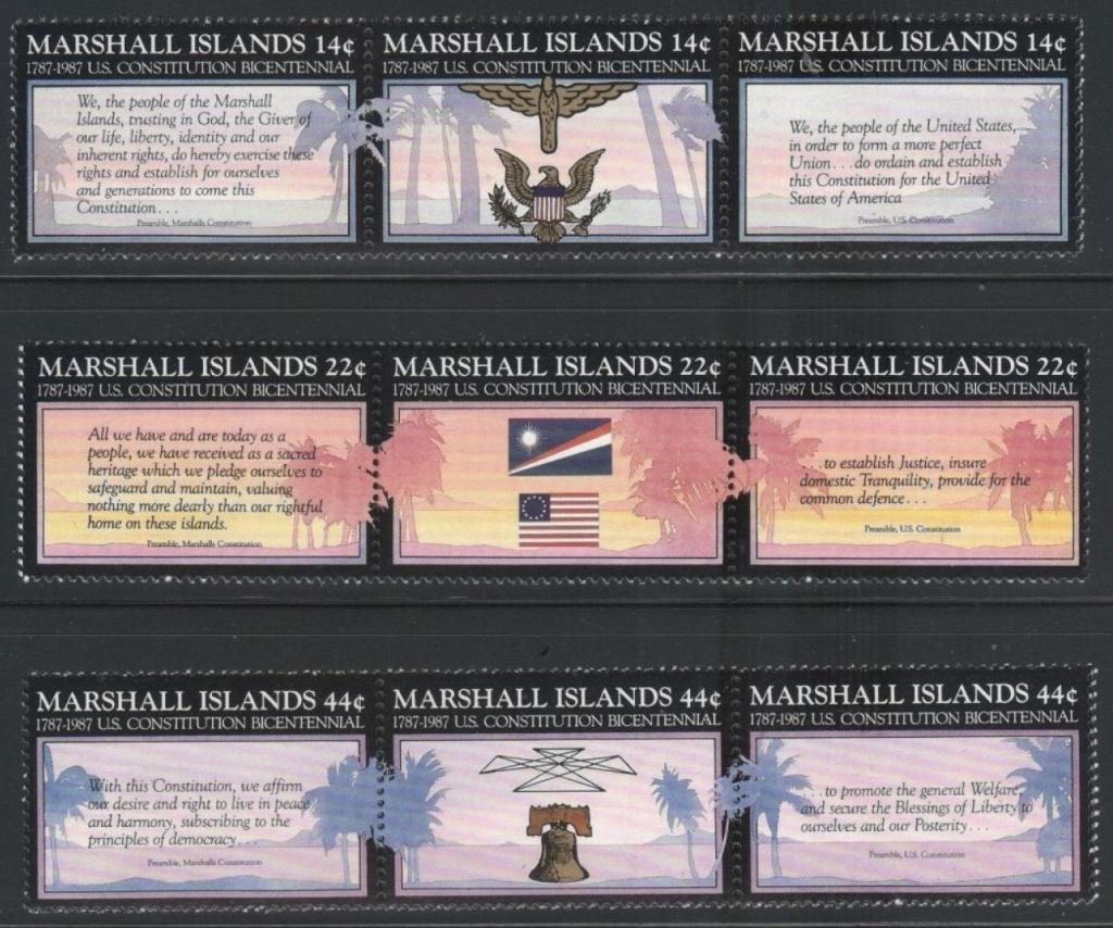 21-05 Marshall Island MI 125/33 stroken postfris, Postzegels en Munten, Verzenden, Postfris