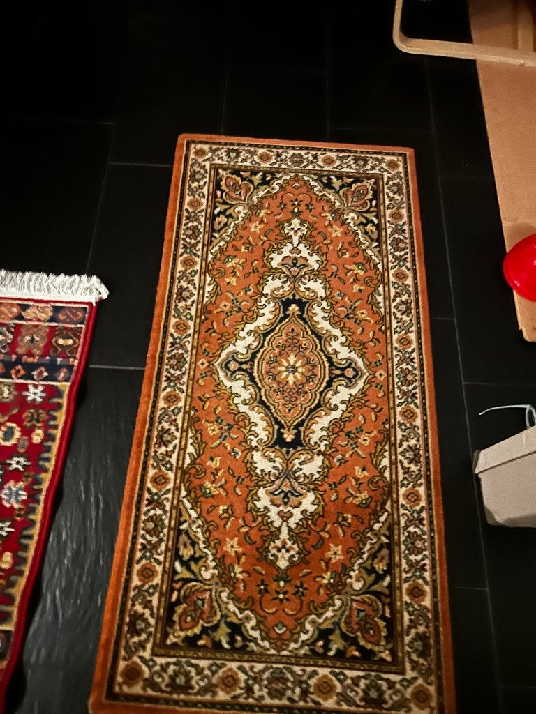 Vintage Oriental rug, Ophalen, Gebruikt, Oranje, 150 tot 200 cm