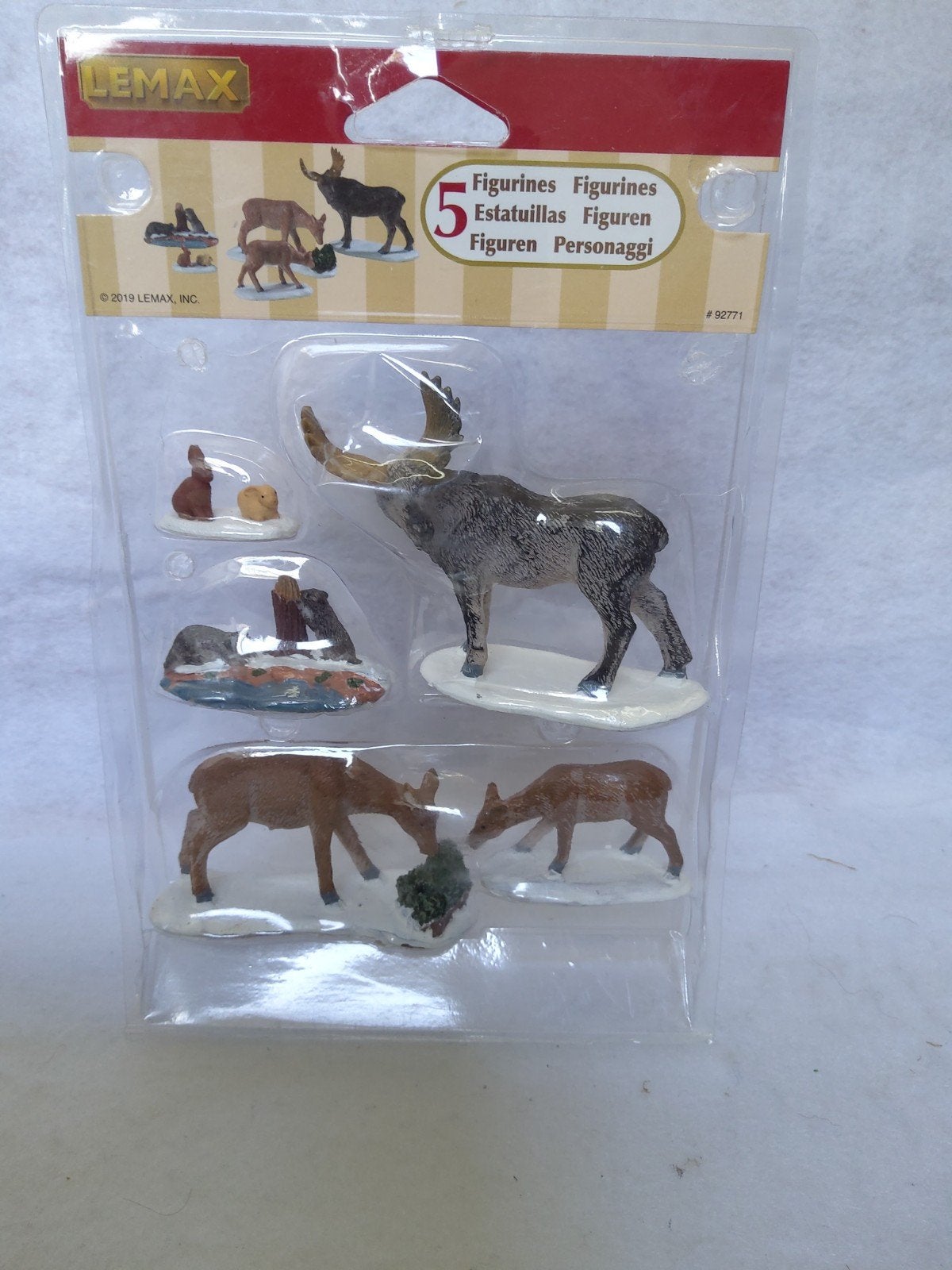Lemax 92771 Wild Animals Figuren Set  B7, Diversen, Ophalen of Verzenden, Zo goed als nieuw