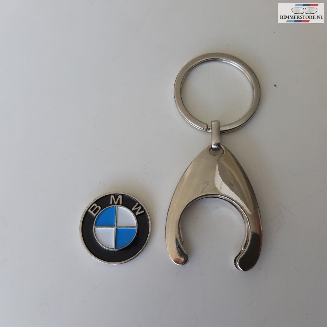 BMW Sleutelhanger keyring winkelwagen munt merchandise, Verzamelen, -, -, Nieuw, Ophalen of Verzenden