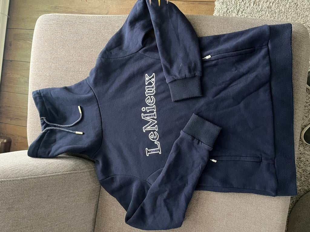 Lemieux trui maat 38 / M blauw ZGAN, Ophalen of Verzenden, Zo goed als nieuw, Dressuur, Bovenkleding