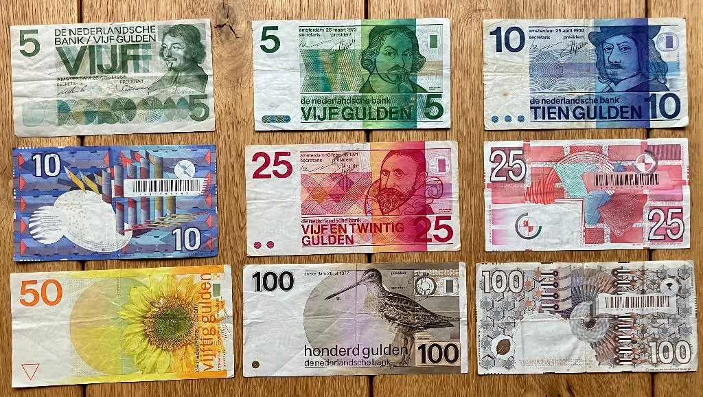 Lotje bankbiljetten Nederland (2), Postzegels en Munten, Ophalen, Nederland, Bankbiljetten