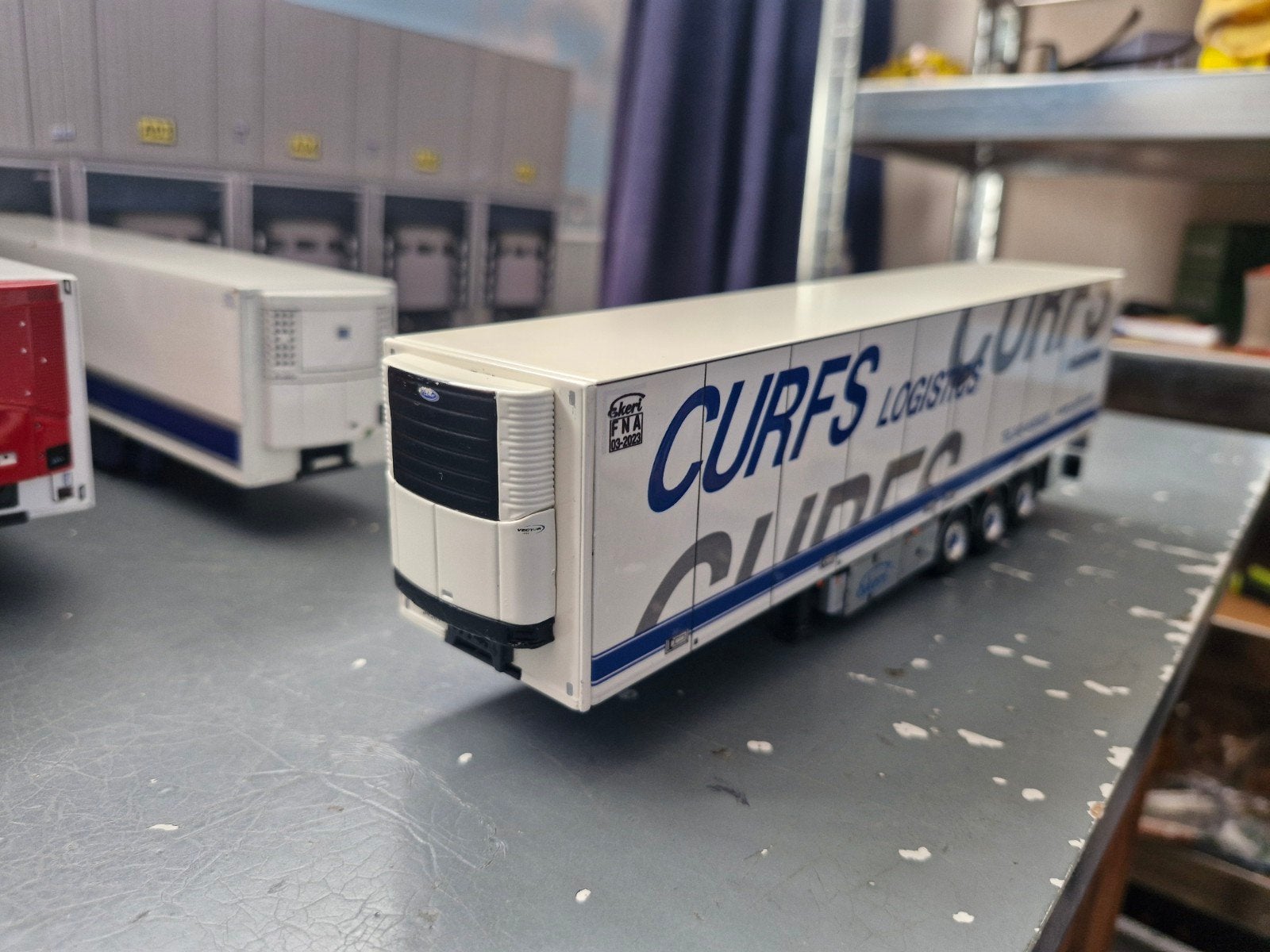 koeltrailer wsi van curfs, Ophalen of Verzenden, Zo goed als nieuw, Bus of Vrachtwagen, Wsi
