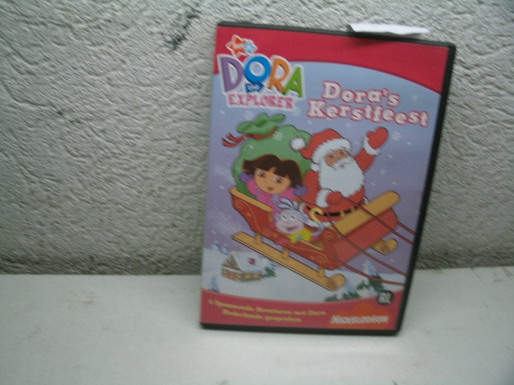 dvd 195k dora kerstfeest, Cd's en Dvd's, Alle leeftijden, Ophalen of Verzenden, Zo goed als nieuw, Europees