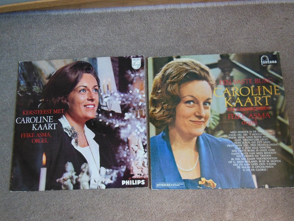 2 x CAROLINE KAART  LP -  Klassiek, LP, Gebruikt, Opera of Operette, Fotohoes