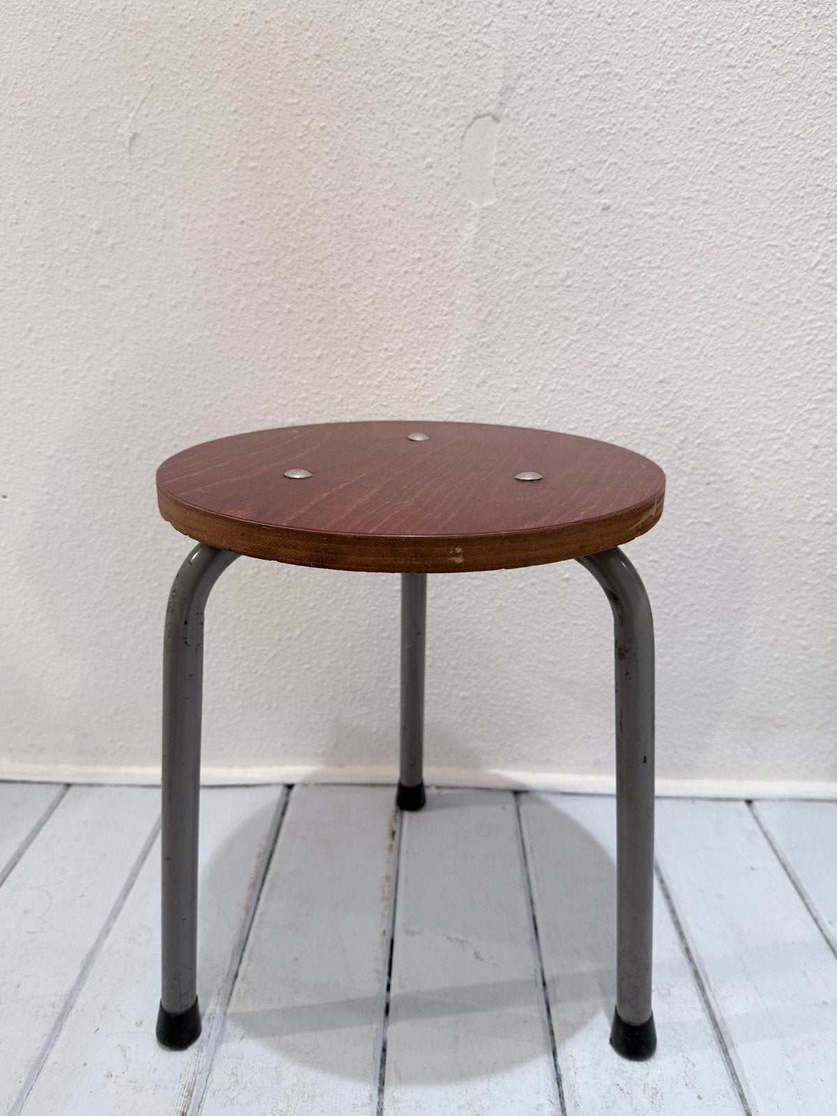 Vintage kruk, Huis en Inrichting, Krukjes, Gebruikt, Vintage, Vintage, Hout