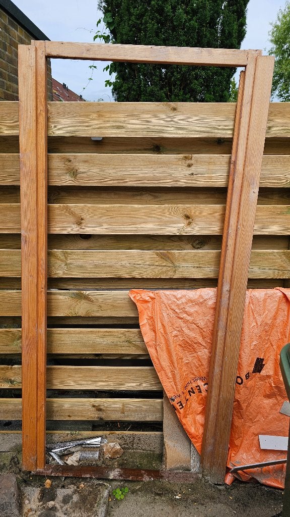 deur voor o.a. blok hut/ tuinhuisje, Ophalen, 80 tot 100 cm, Info@blokhuttenoutlet.nl, Blokhutoutlet