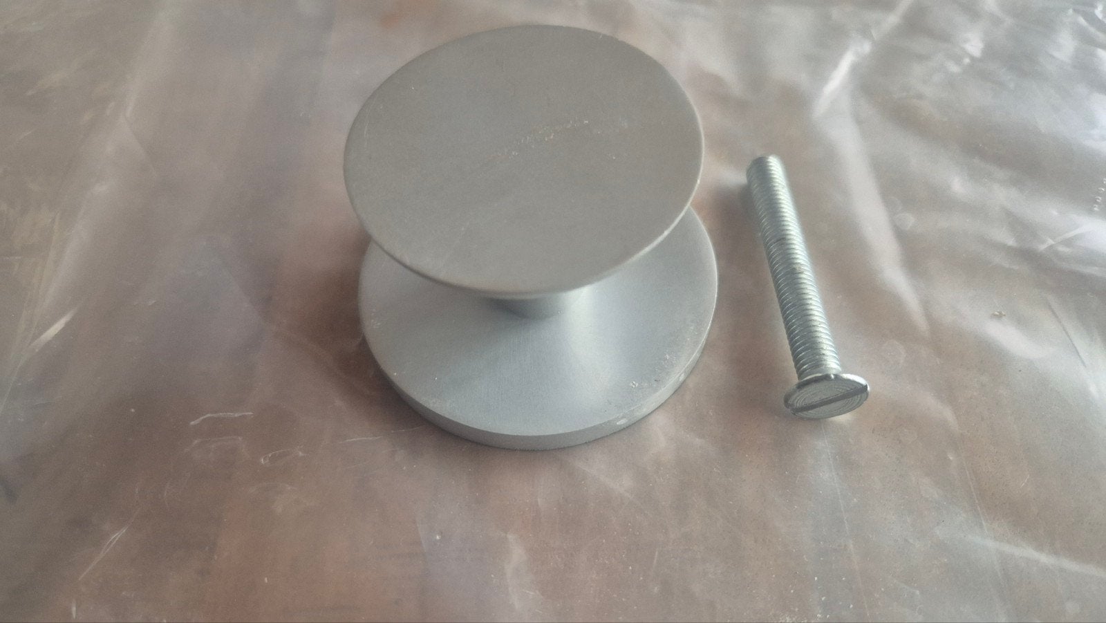 Deurknop aluminium, Ophalen of Verzenden, Zo goed als nieuw, Overige materialen, Klink of Kruk