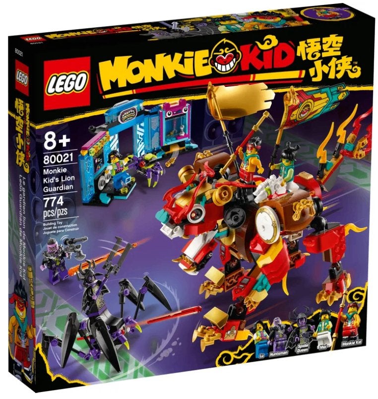 Lego monkie kids leeuwenbewaarder (80021) NIEUW, Inclusief accessoires, Overige thema's, Lego, Nieuw