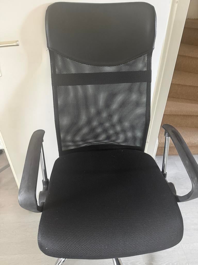 Bureaustoel, Huis en Inrichting, Bureaustoelen, Ophalen, Gebruikt, Zwart, Bureaustoel