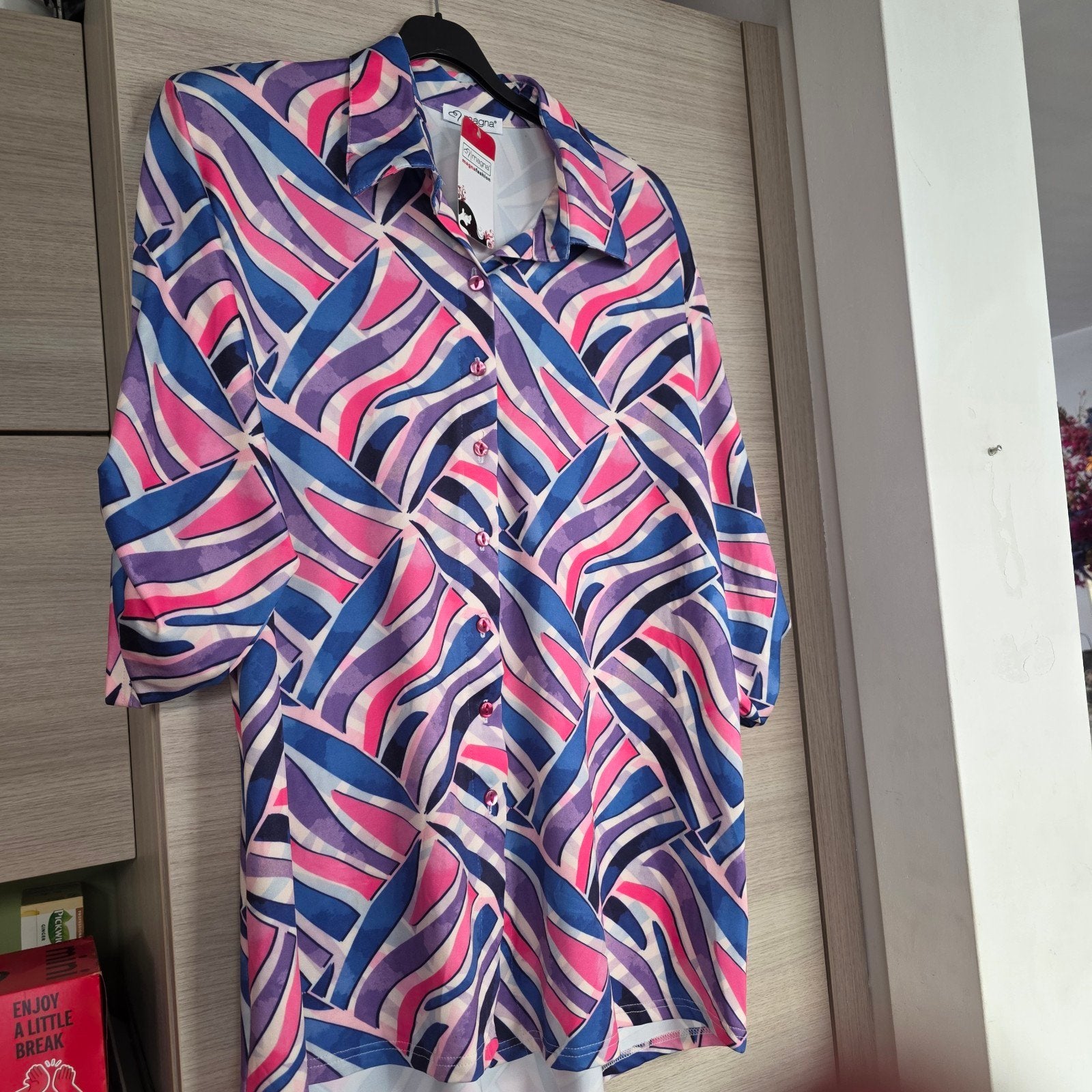 Magna Nieuwe Tuniek/Blouse Maat 48-50, Meerkleurig, Maat 46/48 (XL) of groter, Nieuw, Ophalen of Verzenden