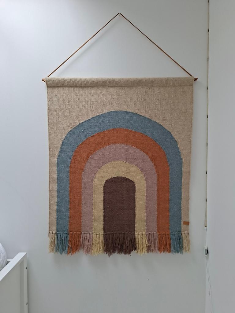 OYOY Wandkleed Regenboog - Boho Stijl Wanddecoratie, Ophalen of Verzenden, Zo goed als nieuw, Wanddecoratie