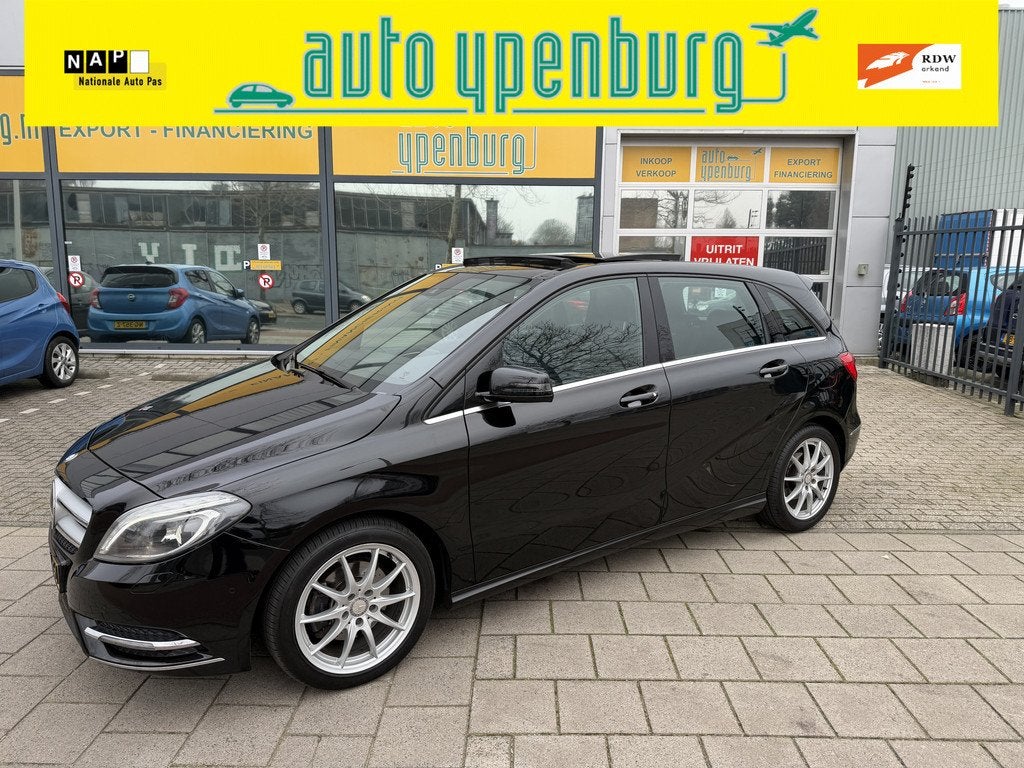 Mercedes-Benz B-Klasse 200 Prestige Automaat * 134.544 Km *, 1325 kg, Gebruikt, Leder en Stof, Zwart