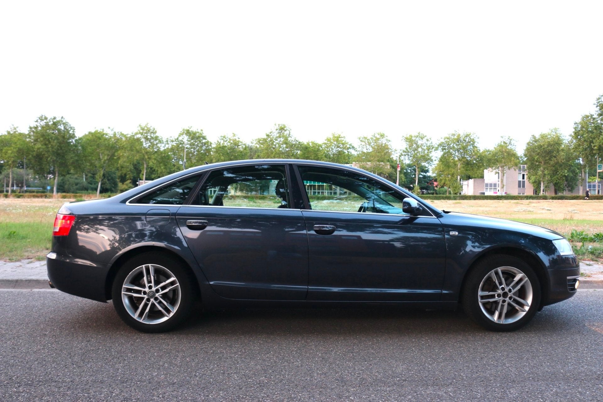 Audi A6 Limousine 2.0 TFSI 6-bak 170Pk Pro Line Vol Leder in, Auto's, Audi, Dealer onderhouden, Gebruikt, Zwart, 4 cilinders