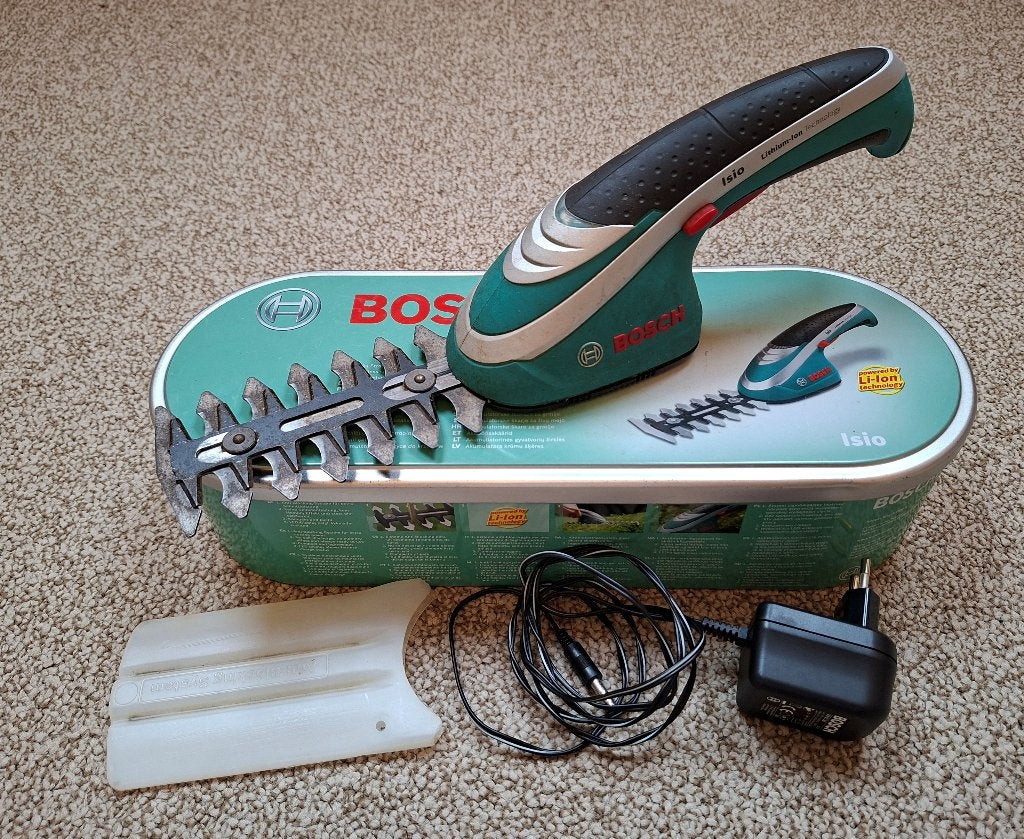 Bosch Isio oplaadbare buxusschaar, Ophalen, Gebruikt, Accu, Bosch