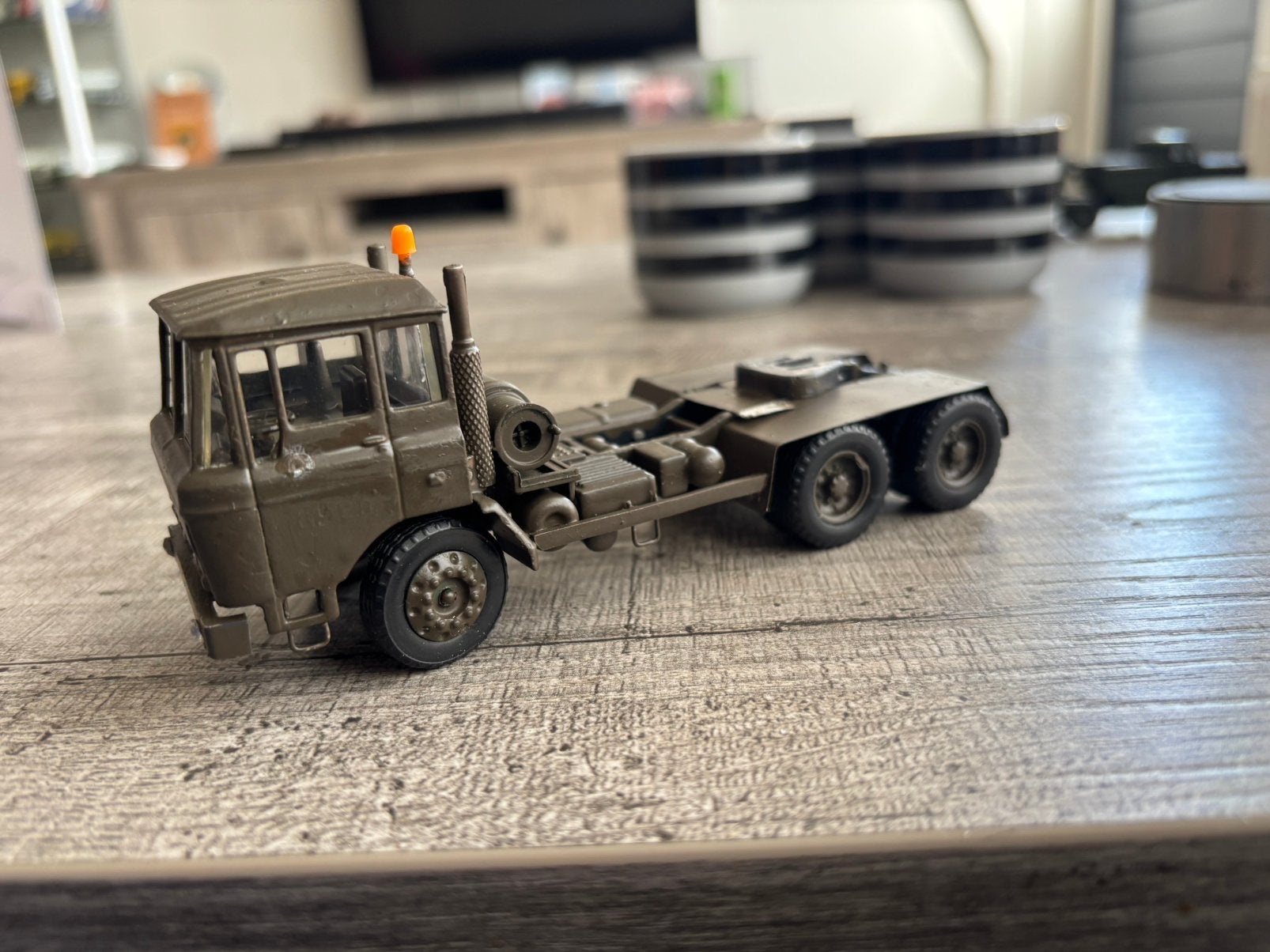 DAF 2600 TREKKER LEGERUITVOERING, Hobby en Vrije tijd, Ophalen of Verzenden, Gebruikt, Bus of Vrachtwagen, Lion Toys