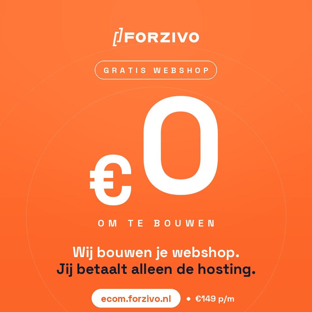 Jouw eigen webshop zonder bouwkosten, Website Bouw