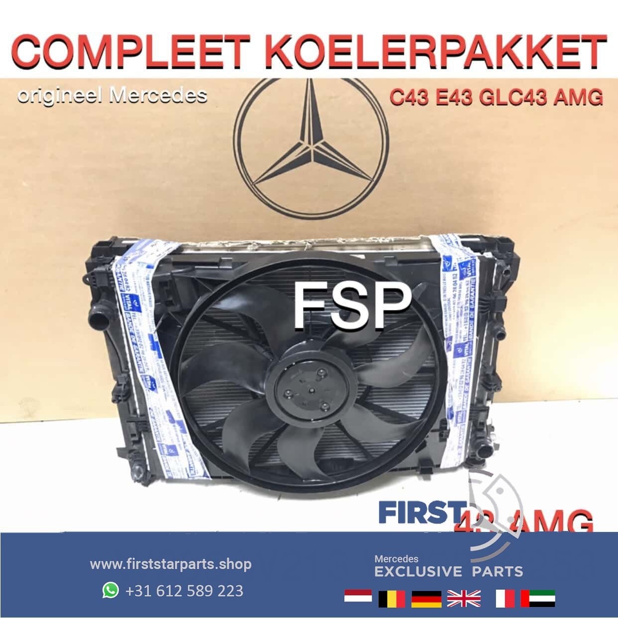 W222 W217 C217 S400 S450 KOELERPAKKET COMPLEET Mercedes S Kl, Gebruikt, -, Ophalen of Verzenden, -