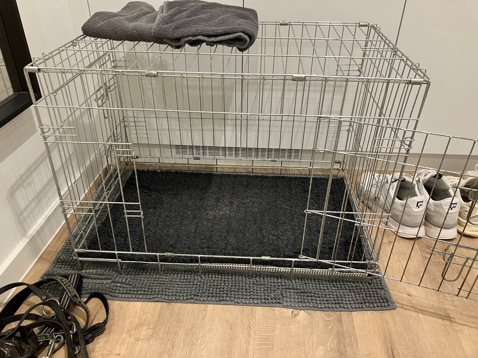 Gratis hondenbench 55x55x78, Dieren en Toebehoren, Hondenbenches, Ophalen, Gebruikt