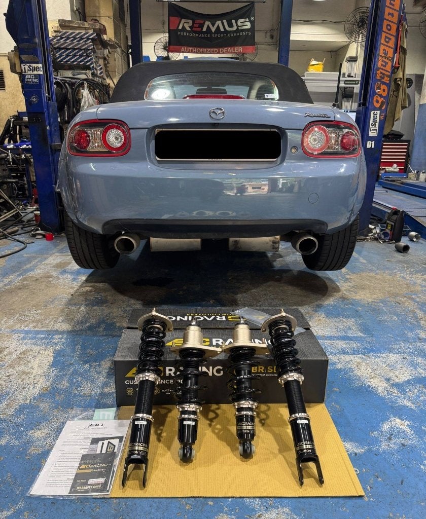 BC Racing schroefset verlaging - Mazda MX5 Mx-5 NC, Auto diversen, Tuning en Styling, Ophalen of Verzenden