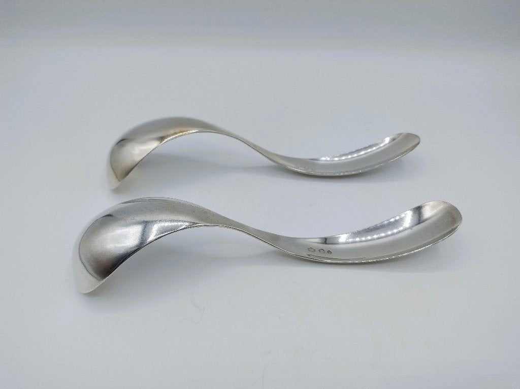 Set zilveren jamlepels, J. Kooiman, Schoonhoven, 1883, Antiek en Kunst, Verzenden