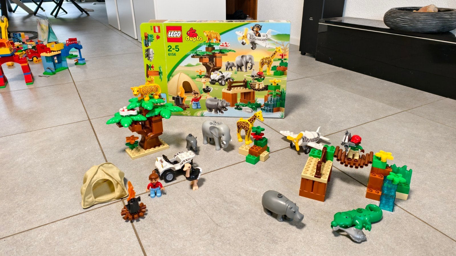 LEGO DUPLO 6156 Photo Safari – Safari met 8 dieren, Ophalen of Verzenden, Zo goed als nieuw, Duplo