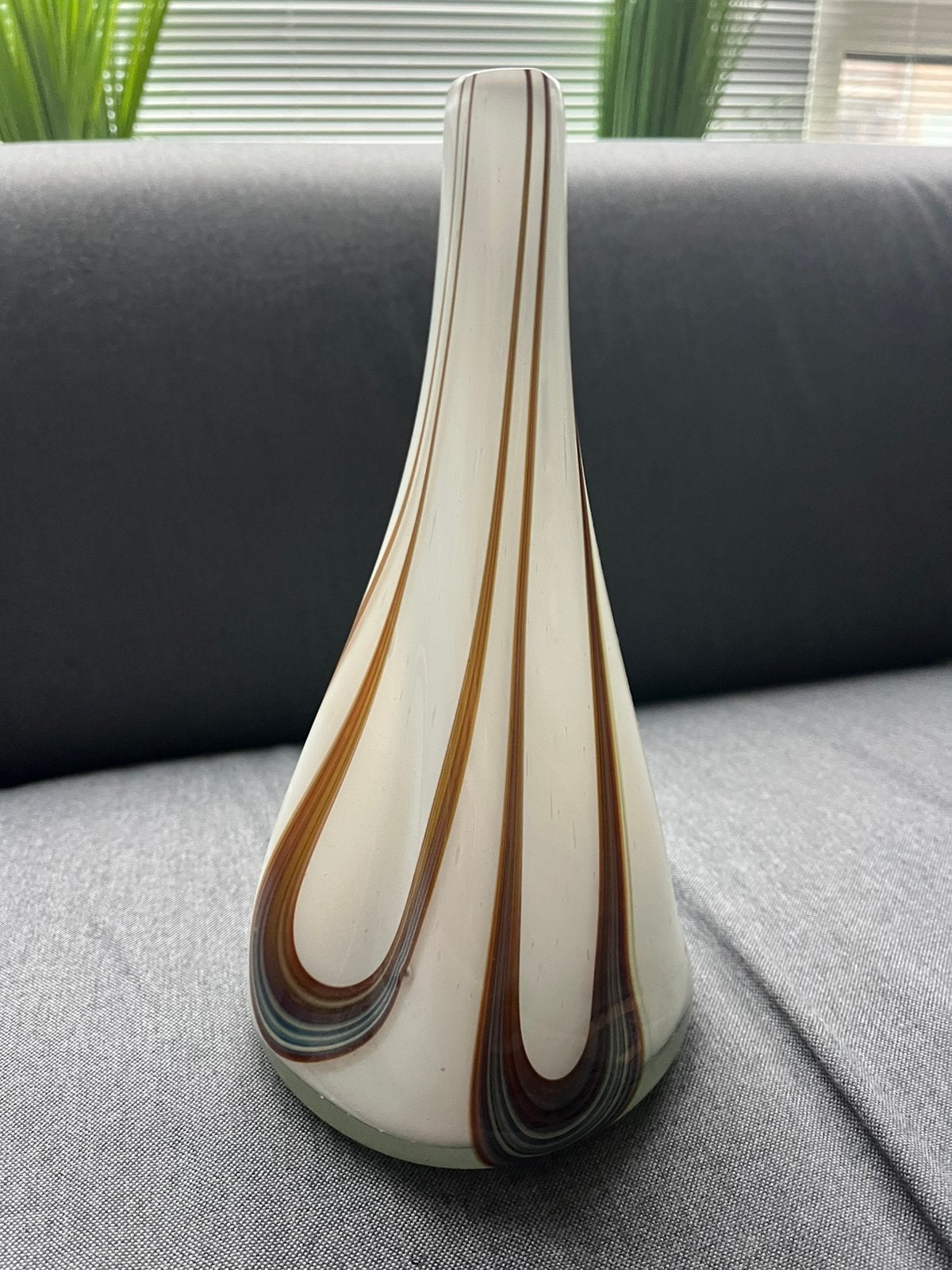 Een hand geblazen vaas Medina Malta, Overige kleuren, Nieuw, Ophalen of Verzenden, Glas
