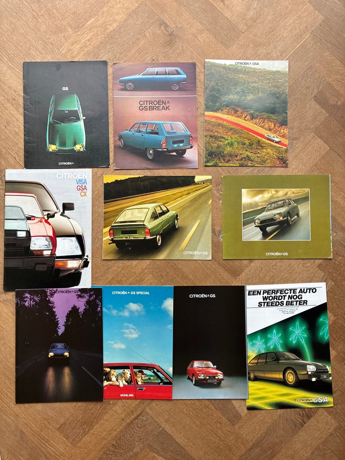 Citroën GS / GSA brochures, Verzenden, Zo goed als nieuw, Citroën
