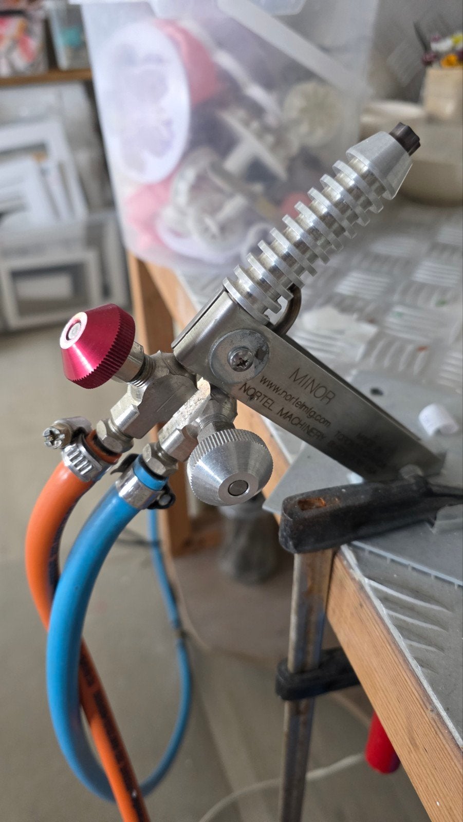​Titel: Nortel Minor Glasbrander – Perfect voor lampwork en, Doe-het-zelf en Verbouw, Gereedschap | Lasapparaten, Ophalen of Verzenden