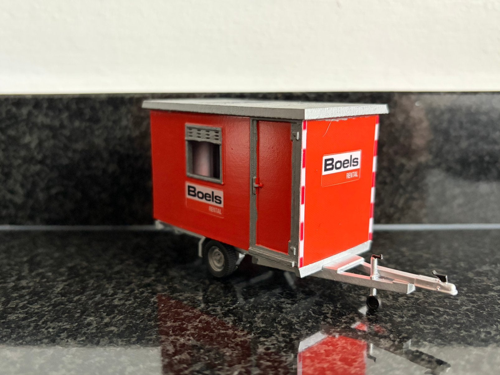 Resin bouwpakket bouwkeet schaftkeet aanhanger 1:50, Verzenden, Nieuw, Overige merken