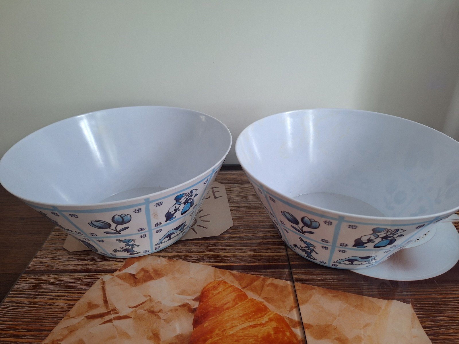2x plastic schalen, Huis en Inrichting, Ophalen, Rond, Kunststof