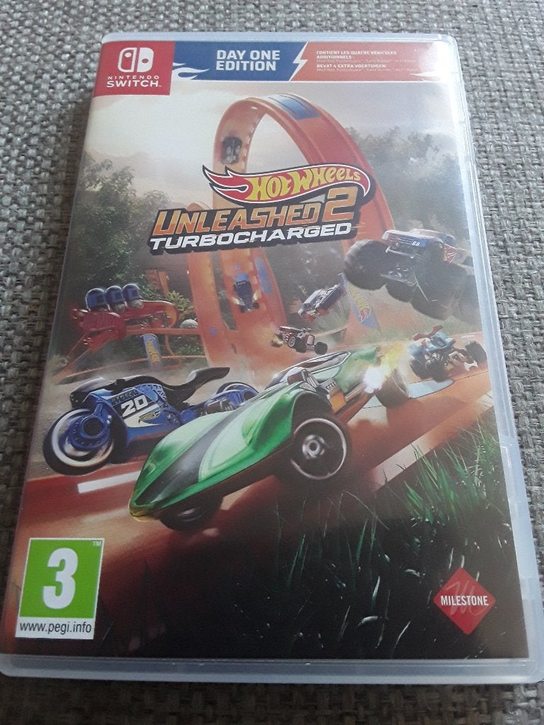 Nintendo Switch Game Hot Wheels Unleashed 2 Turbocharged, Spelcomputers en Games, Games | Nintendo Switch, Racen en Vliegen, 2 spelers