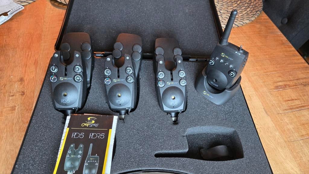 Carp Spirit HD5 3+1 set beetmelder, Ophalen of Verzenden, Zo goed als nieuw, Overige typen