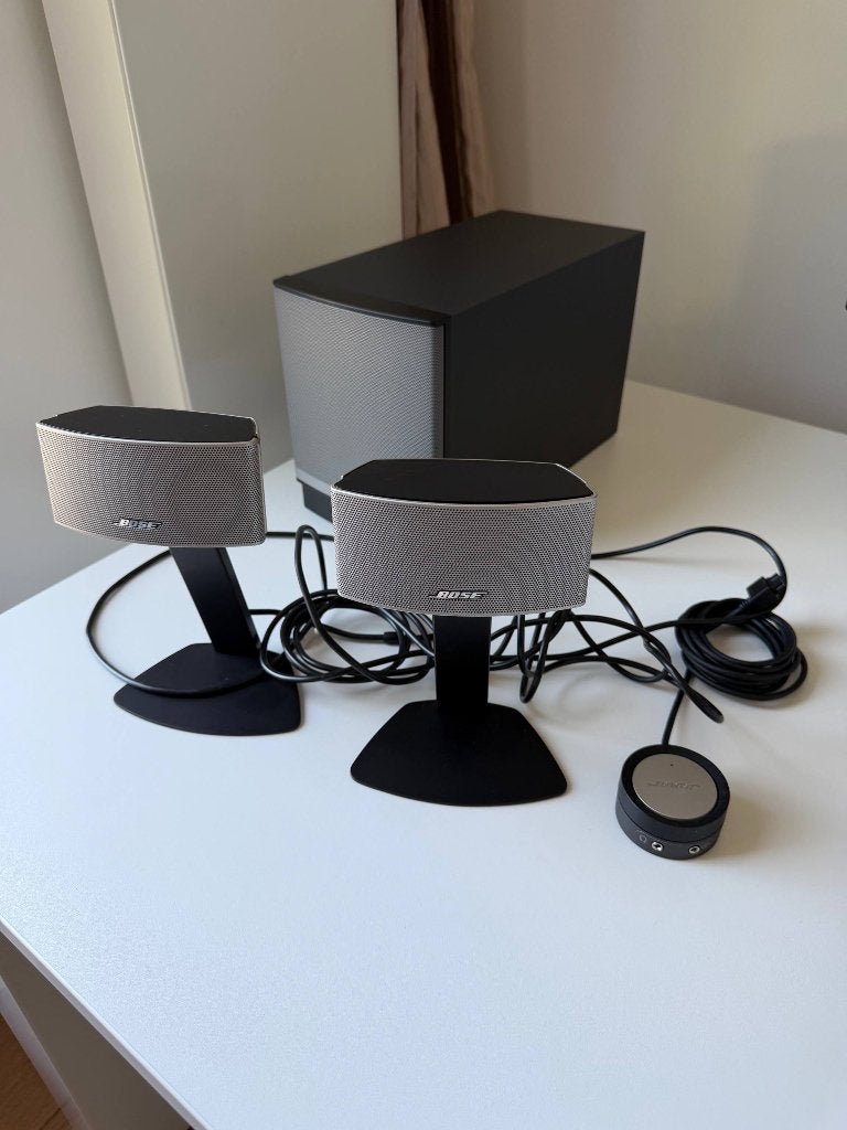 Bose Companion 5 speakerset compleet PC origineel, Ophalen of Verzenden, Zo goed als nieuw, Audiokanaal 2.1, Bose