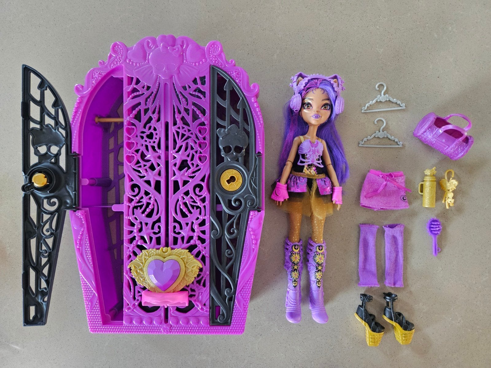 Monster High Clawdeen Wolf Pop, Ophalen, Zo goed als nieuw, Overige typen