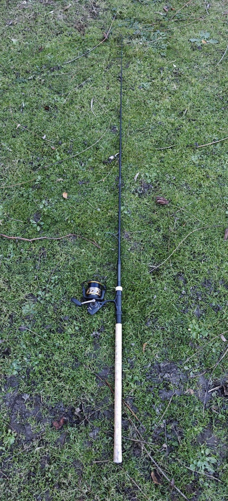 2x sonik extractors 9ft 3,00 lb met Penn battle III 4000, Ophalen of Verzenden, Zo goed als nieuw, Werphengel