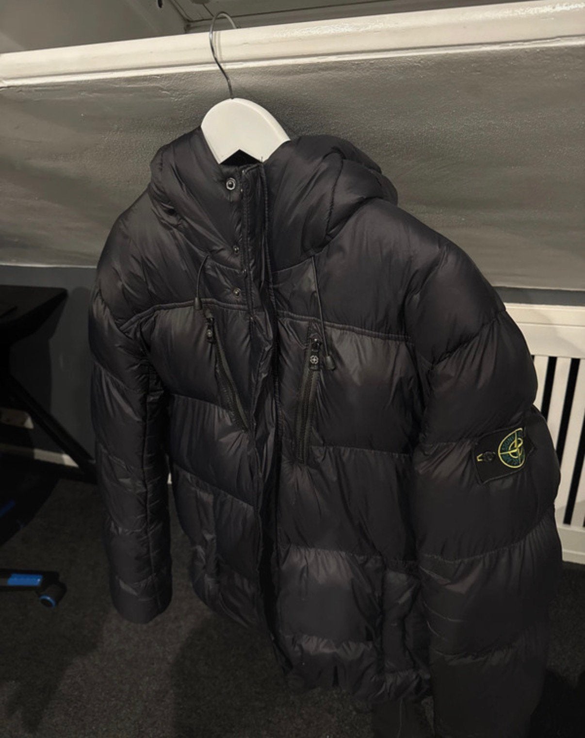Stone island winterjas, Ophalen of Verzenden, Zo goed als nieuw, Maat 52/54 (L), Zwart