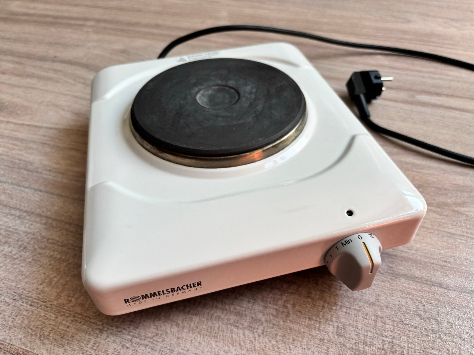 Elek Kookplaat met timer - als nieuw - dementie/mantelzorg, 3 kookzones of minder, Ophalen of Verzenden, Zo goed als nieuw, Vrijstaand