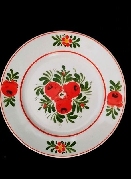 Prachtig Vintage Hollóházi Wandbord - Hongaars Porselein (4), Ophalen