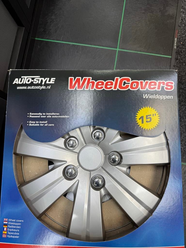 15 inch wieldoppen - gebruikt, geen schade, Ophalen of Verzenden, Zo goed als nieuw