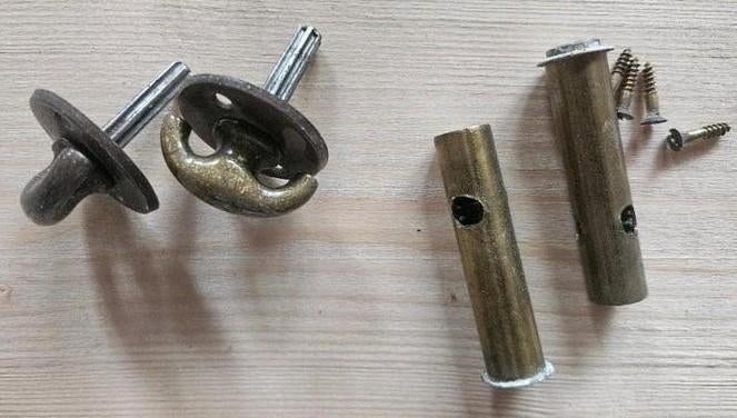 Vintage messing deursloten, Ophalen of Verzenden, Gebruikt, Koper of Messing, Slot