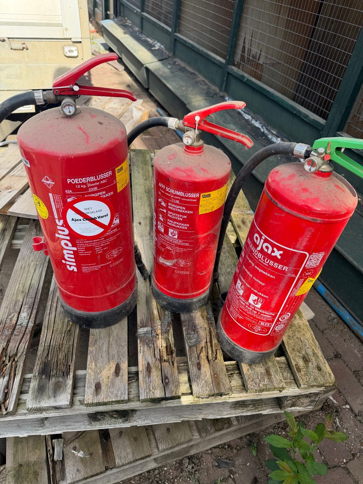 Diverse brandblussers - Poeder en Schuim, Huis en Inrichting, Ophalen of Verzenden, Gebruikt, Brandblusser