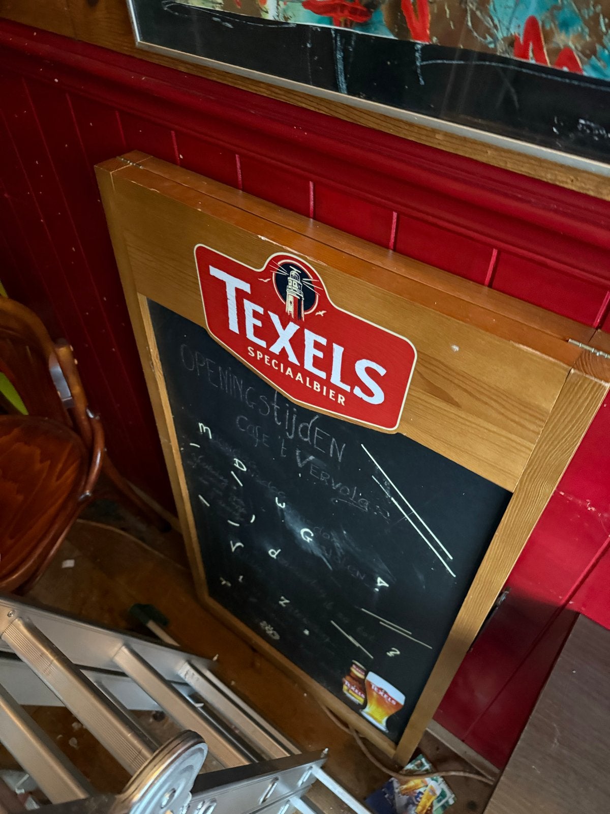 Texels Speciaalbier Krijtbord - Z.G.A.N., Ophalen of Verzenden