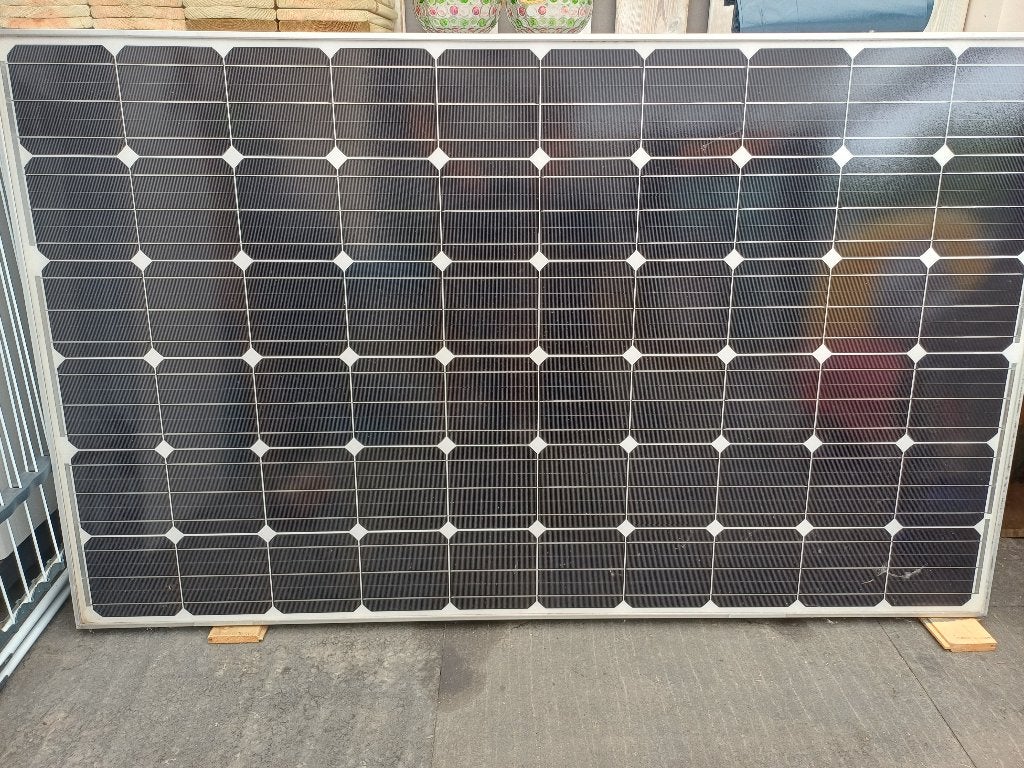 9 zonnepanelen 250 Wp, Ophalen, Gebruikt, Paneel, 200 wattpiek of meer