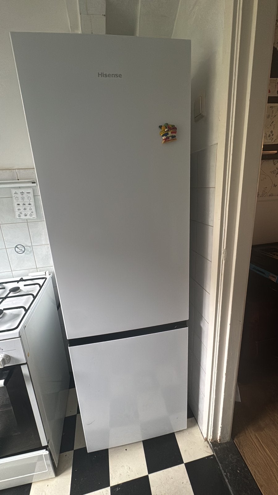 Goede koelkast Hisense, Ophalen, Gebruikt, 160 cm of meer, Vrijstaand