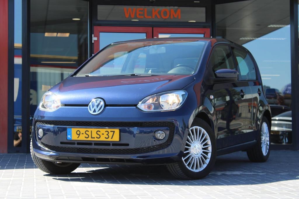 Volkswagen Up! 1.0 high up! BlueMotion Airco, Navigatie, Ele, Auto's, Volkswagen, Voorwielaandrijving, Euro 5, Stof, Gebruikt